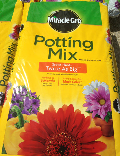 small bag of miracle gro potting mix Miracle-Gro® Potting Mix Soil, 2 cu ft – Stuart's Landscaping & Garden Center, Inc