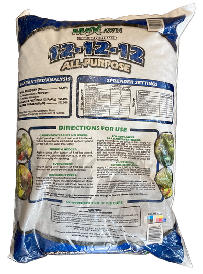 Maxlawn 12-12-12 All-Purpose Fertilizer For Sale | Shop Stuart's