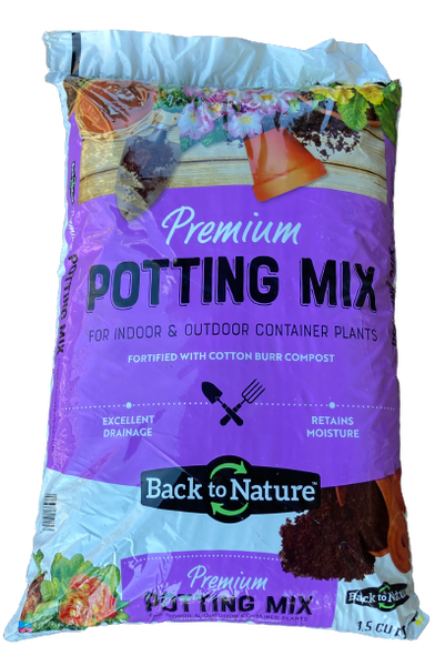 Back to Nature Premium Potting Mix, 1.5 cubic ft For Sale | Shop Stuart's