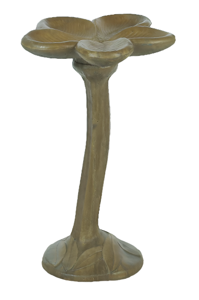 Birdbath 5 petal stem By Athens