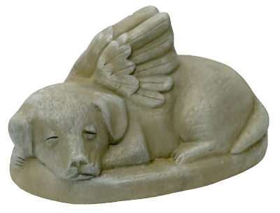 Statue "Dog memorial with wings" By Athens For Sale | Shop Stuart's