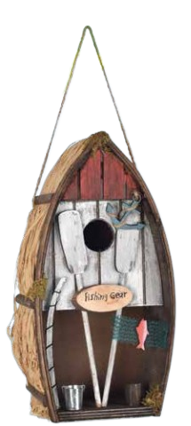 Birdhouse "Row Boat" By Sunset Vista