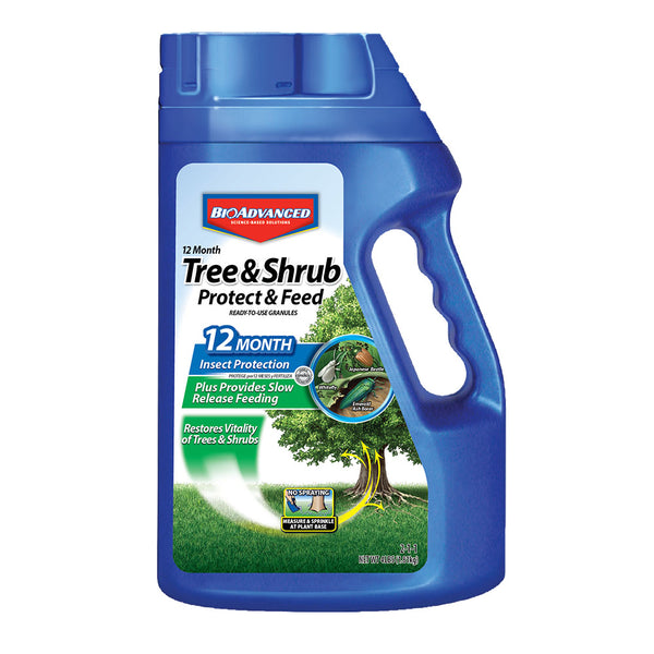 BioAdvanced™ 12 month Protect and feed for trees & shrubs granules, 4lb