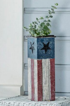 Planter-Patriotic w/Stars By Alpine For Sale | Shop Stuart's